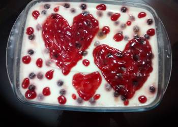 Ultimate Serving Recipe Three layer pudding Delicious Ultimate Serving Recipe Three layer pudding Delicious