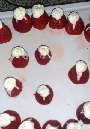 A picture of Stuffed Strawberries.