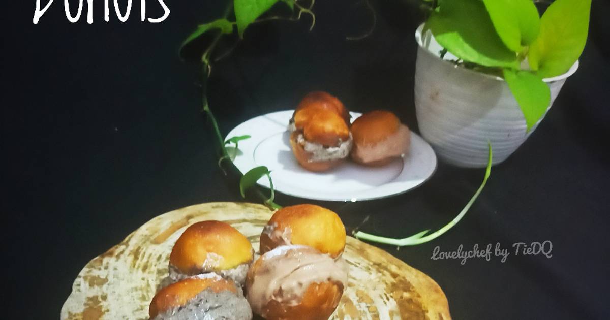 Resep Korean Milk Cream Donuts oleh Lovelychef By TieDQ Cookpad
