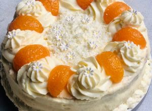 Foto resep Mandarin Orange Cream Cake