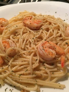 Una foto de Espaguetti con camarones