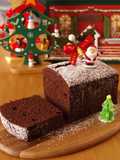 Super Easy Christmas Chocolate Cake with Pancake Mix