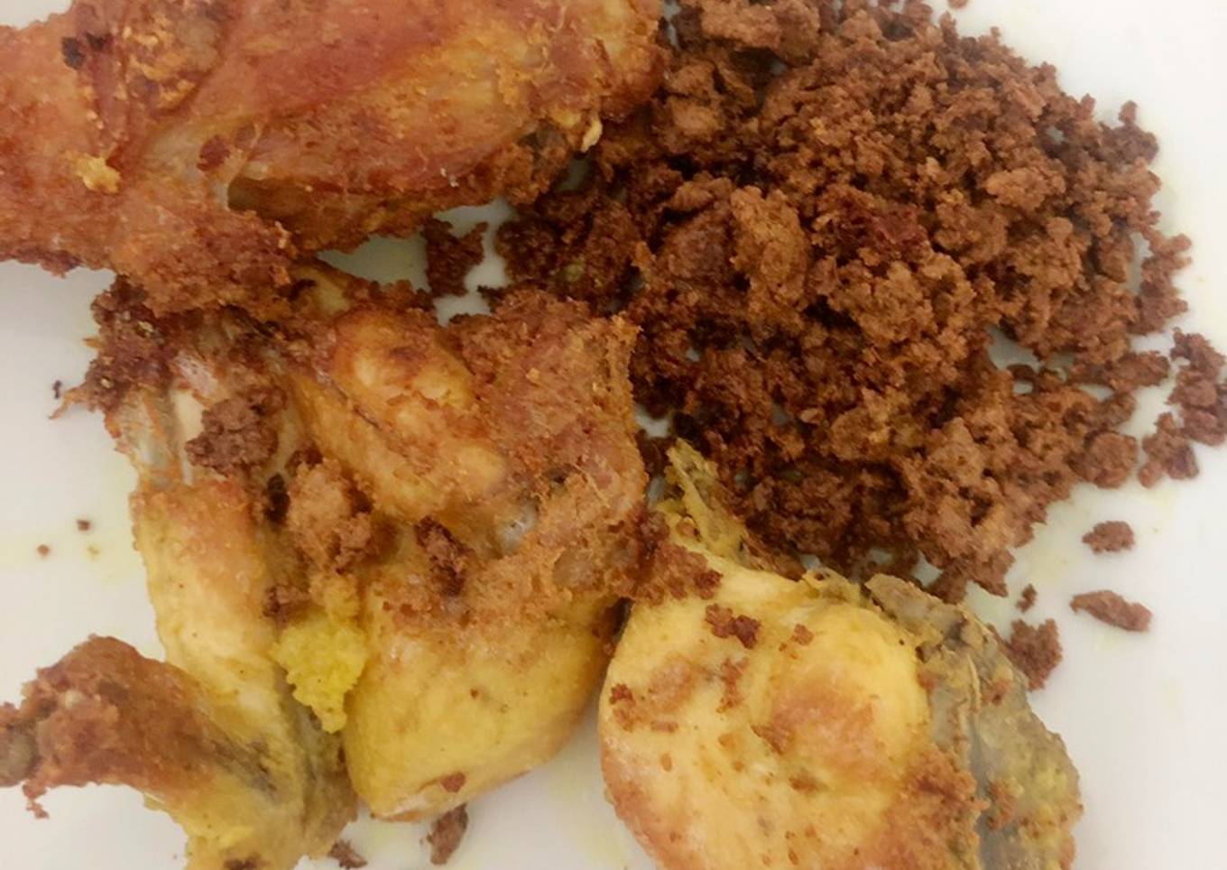 Ayam Goreng Kremes Telur