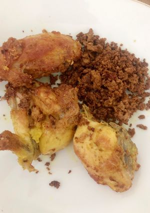 Foto resep Ayam Goreng Kremes Telur