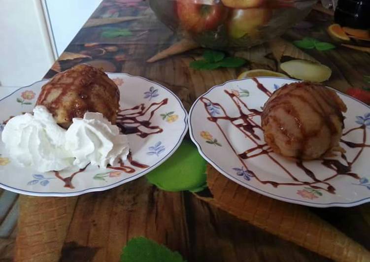 Helado frito