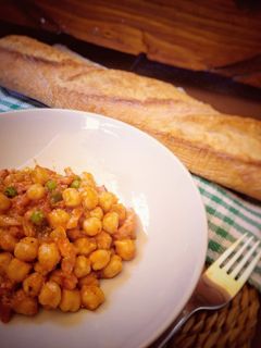 Una foto de Garbanzos fritos