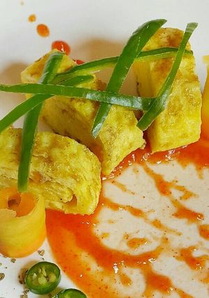 Foto resep Tamagoyaki (Teflon Bulat & Ekonomis) #Aop_PlatingBarengOmelette