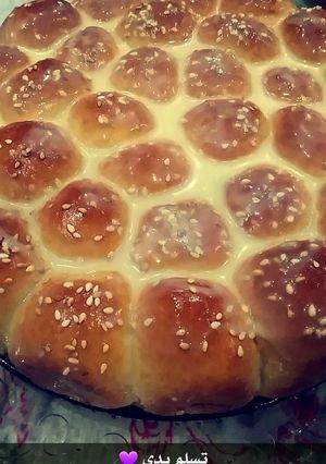 صورة لوصفة طريقة عمل عجينة خلية النحل بالزبادي