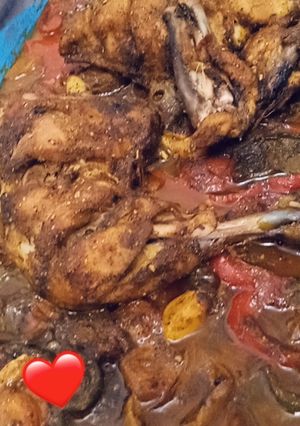 صورة لوصفة صينية خضار ودجاج 😋