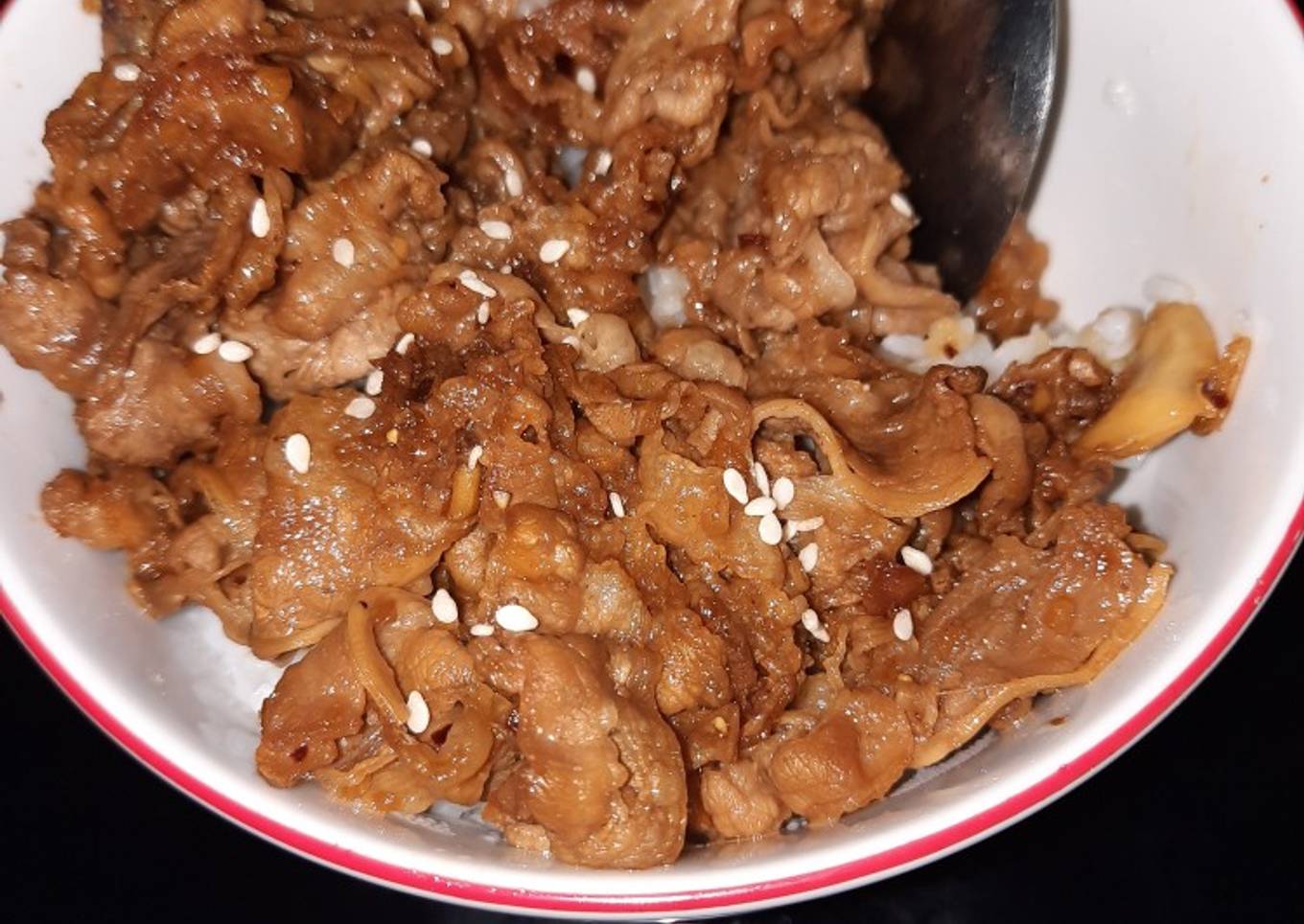 Beef Yakiniku (Beef Bowl)