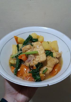 Foto resep Sapo Tahu ala Rumah