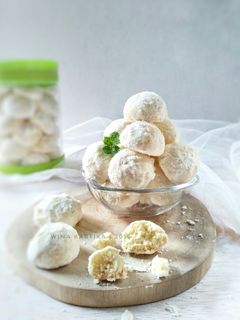 Foto resep Kue Putri Salju Keju