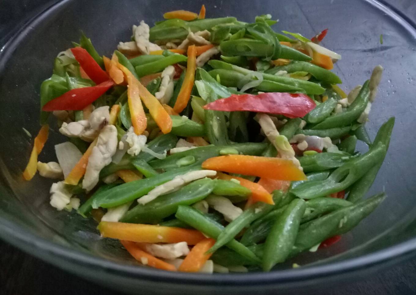 Tumis Buncis Tempe Wortel
