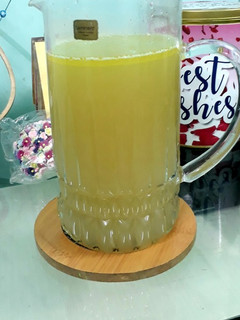 A picture of Homemade chicken stock.