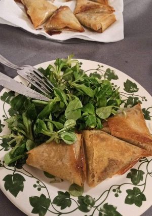 Une photo de Boureck à la viande et fromage frais