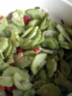 A picture of Armenian Cucumber and Tomato Salad.