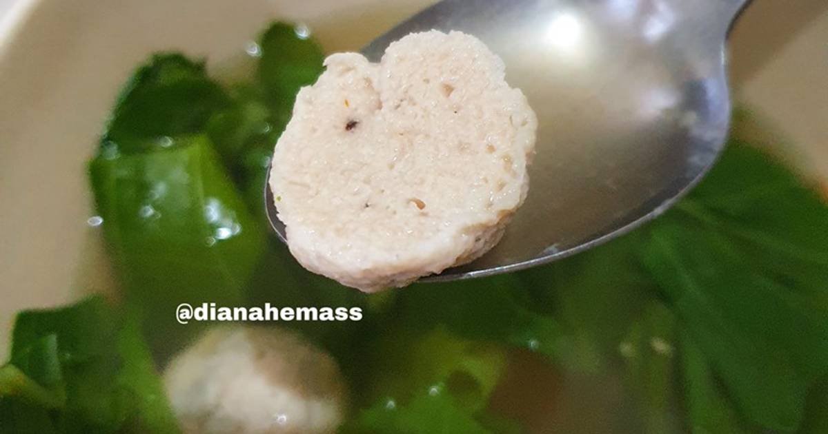 Resep Homemade Bakso No Msg Kenyal Gluten Free Oleh Diana Hemas Sari