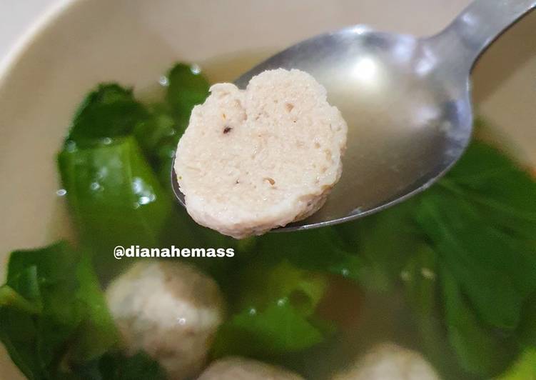 Resep Homemade Bakso No MSG, Kenyal, Gluten Free yang Bisa Manjain Lidah