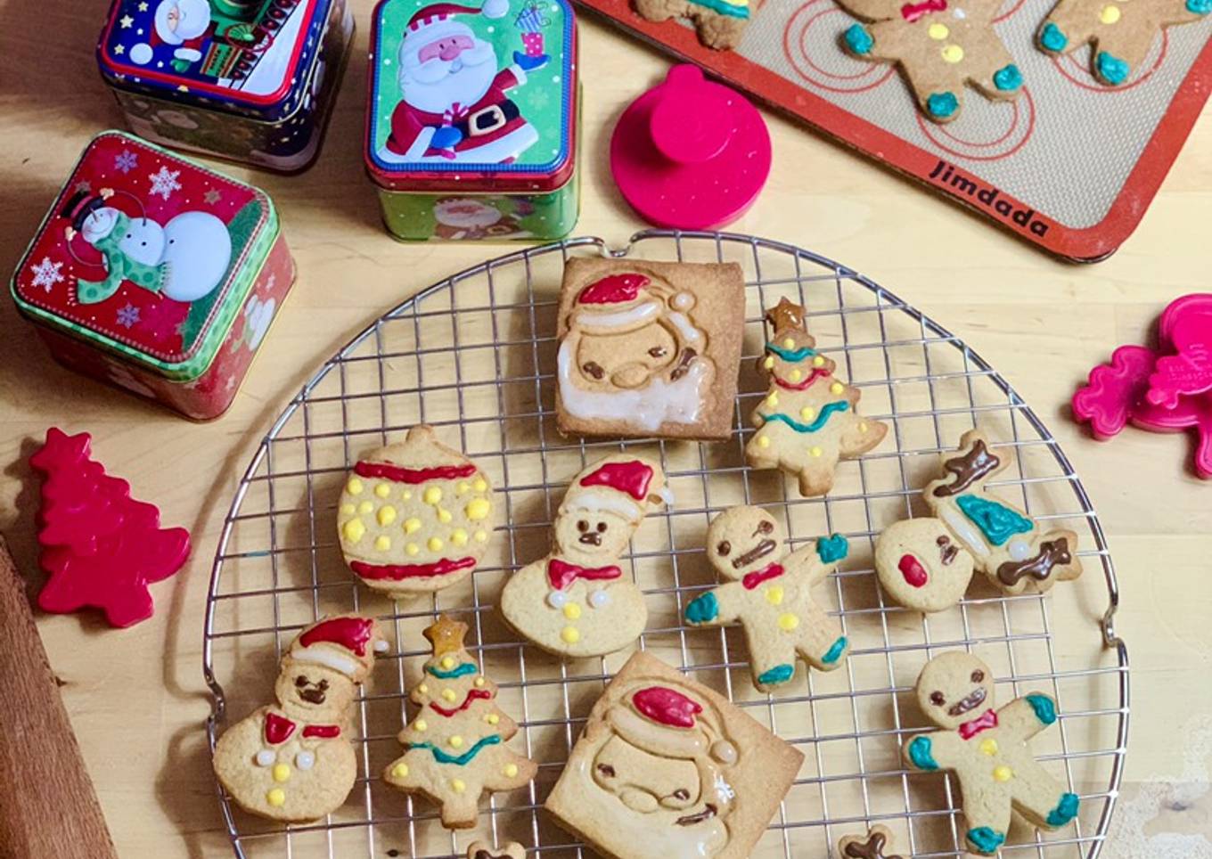 Sablée aux épices de Noël