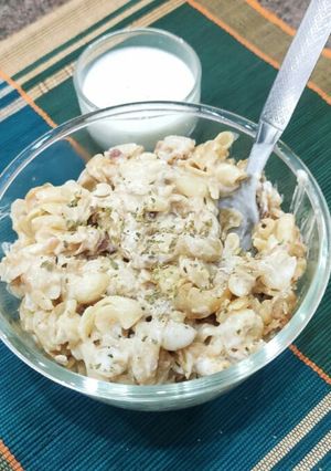મેક્રોની દહીં પાસ્તા (Macaroni Dahi Pasta Recipe In Gujarati) રેસીપી મુખ્ય ફોટો