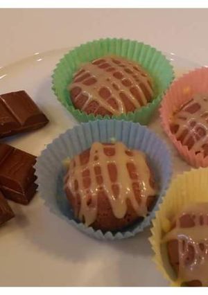 A picture of Chocolate sandesh.