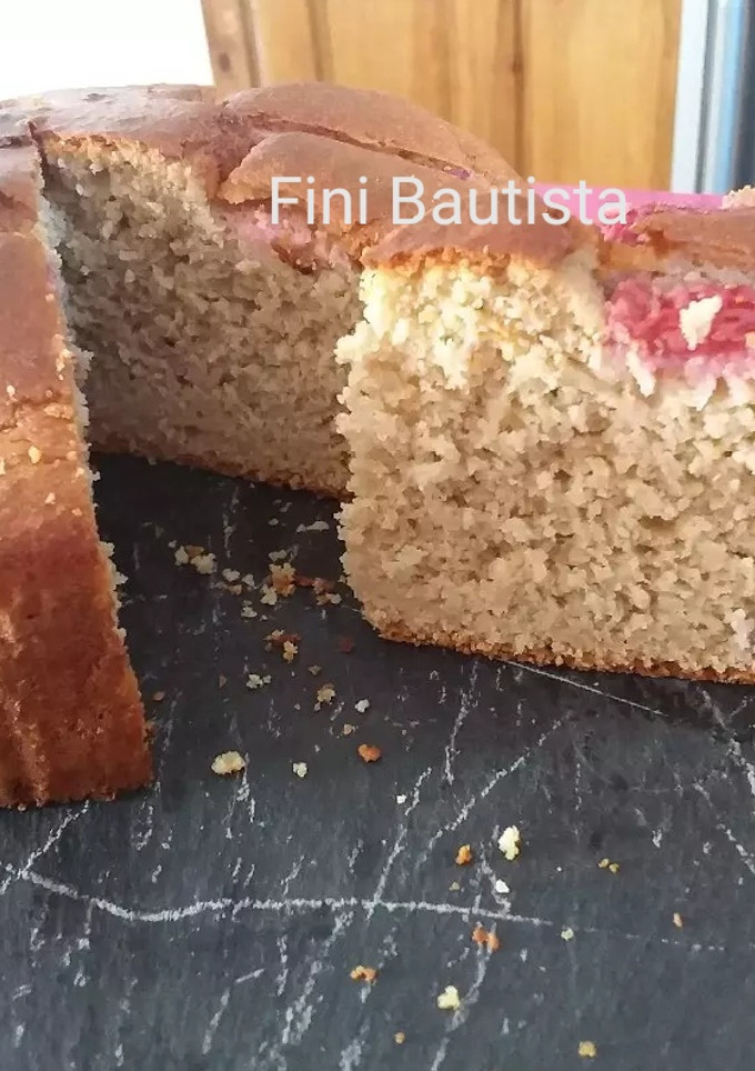 Una foto de Saludable bizcocho de fresa