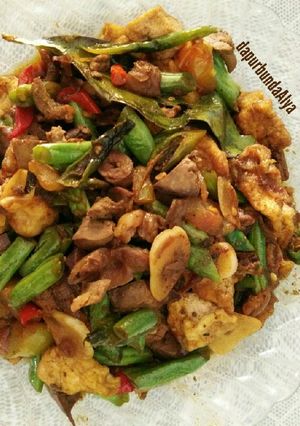 Foto resep Oseng Buncis Tahu Ati Ampela