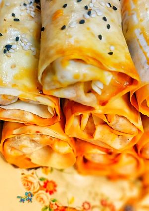عکسی از دستور بورک گوشت و قارچ