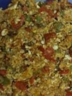 صورة لوصفة بيض بالخضار