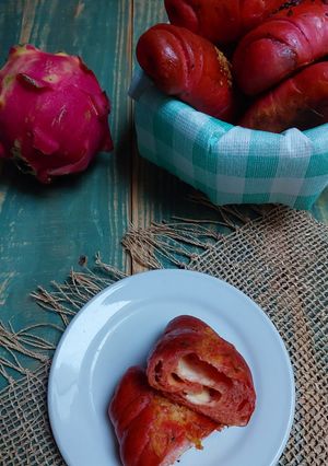 Foto resep Salt Bread (Buah Naga)