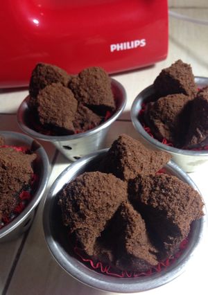 Foto resep Brownies kukus mekar sempurna