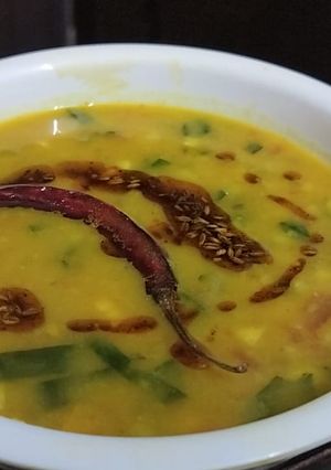 A picture of Lehsooni Palak Dal.