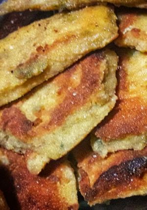 Una foto de Milanesas de berenjena