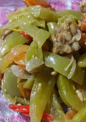 Foto resep # memenuhi tangtanga #resep ke 3 oseng tomat hijau pedas