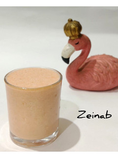 عکسی از دستور میلک شیک موز و نارگیل