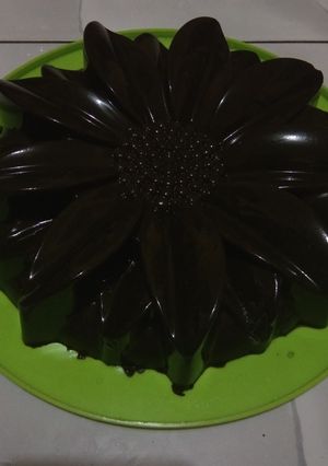 Foto resep Puding coklat black forest keto