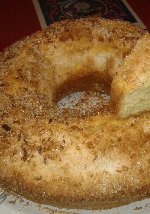 Una foto de Torta casera con coco de mi bisabuela