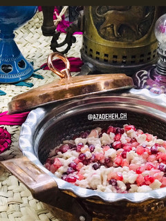 عکسی از دستور سالاد انار