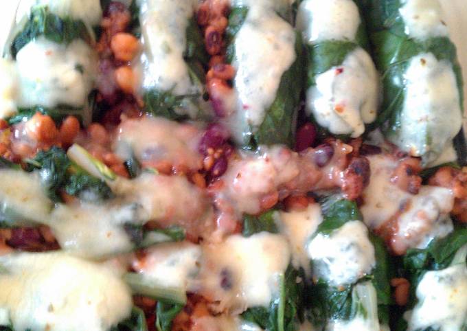 Recipe of Jamie Oliver swiss chard wraps