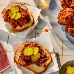 A picture of Spicy and Crunchy Nashville Hot Chicken.