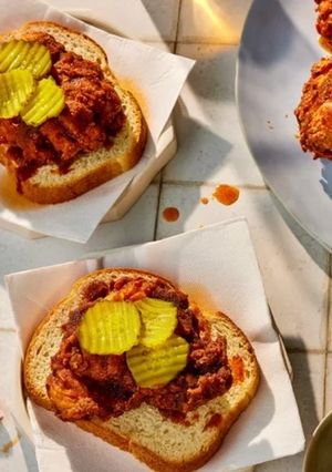 A picture of Spicy and Crunchy Nashville Hot Chicken.