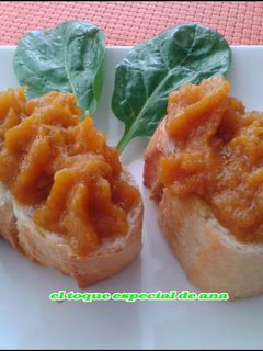 Una foto de Calabaza frita con ajos