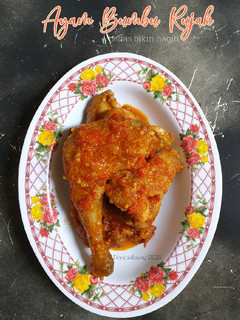 Foto resep Ayam Kampung Bumbu Rujak Pedas (Tanpa Santan)