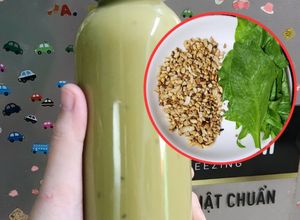 Hình của món Sữa hạt điều rang + cải bó xôi 🥦🥦🥬🥬.