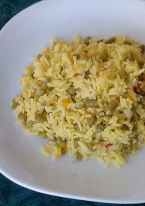 A picture of Vegetable rice.