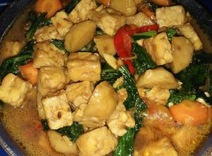 Foto resep Orek Tempe Baso Caisin Wortel