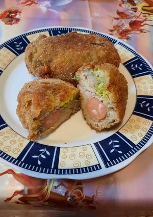 Rántott töltött káposzta recept fotója
