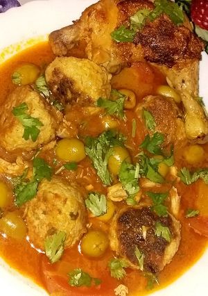 صورة لوصفة طاجين زيتون