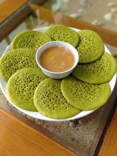 Foto resep Serabi Pandan Kinca Nangka