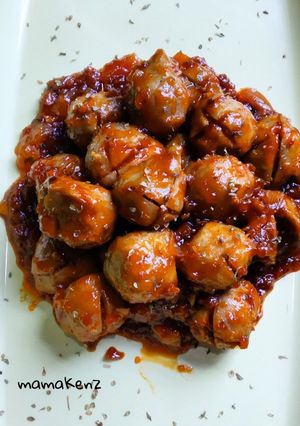 Foto resep Bakso bumbu barbekyu